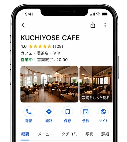 KUCHIYOSE CAFE の店舗情報ページ